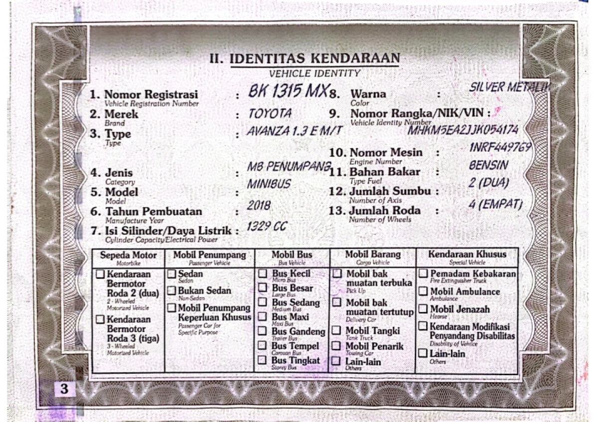 TOYOTA AVANZA 1.3 E