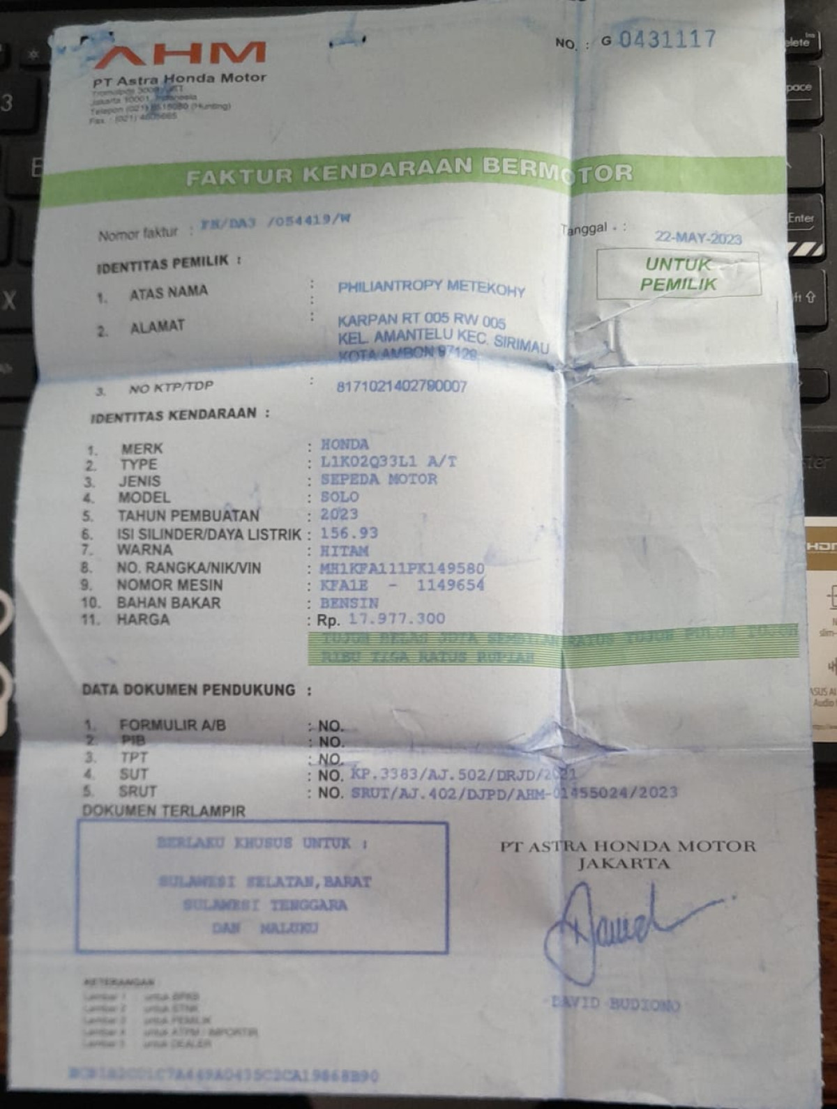 HONDA VARIO 160 ABS