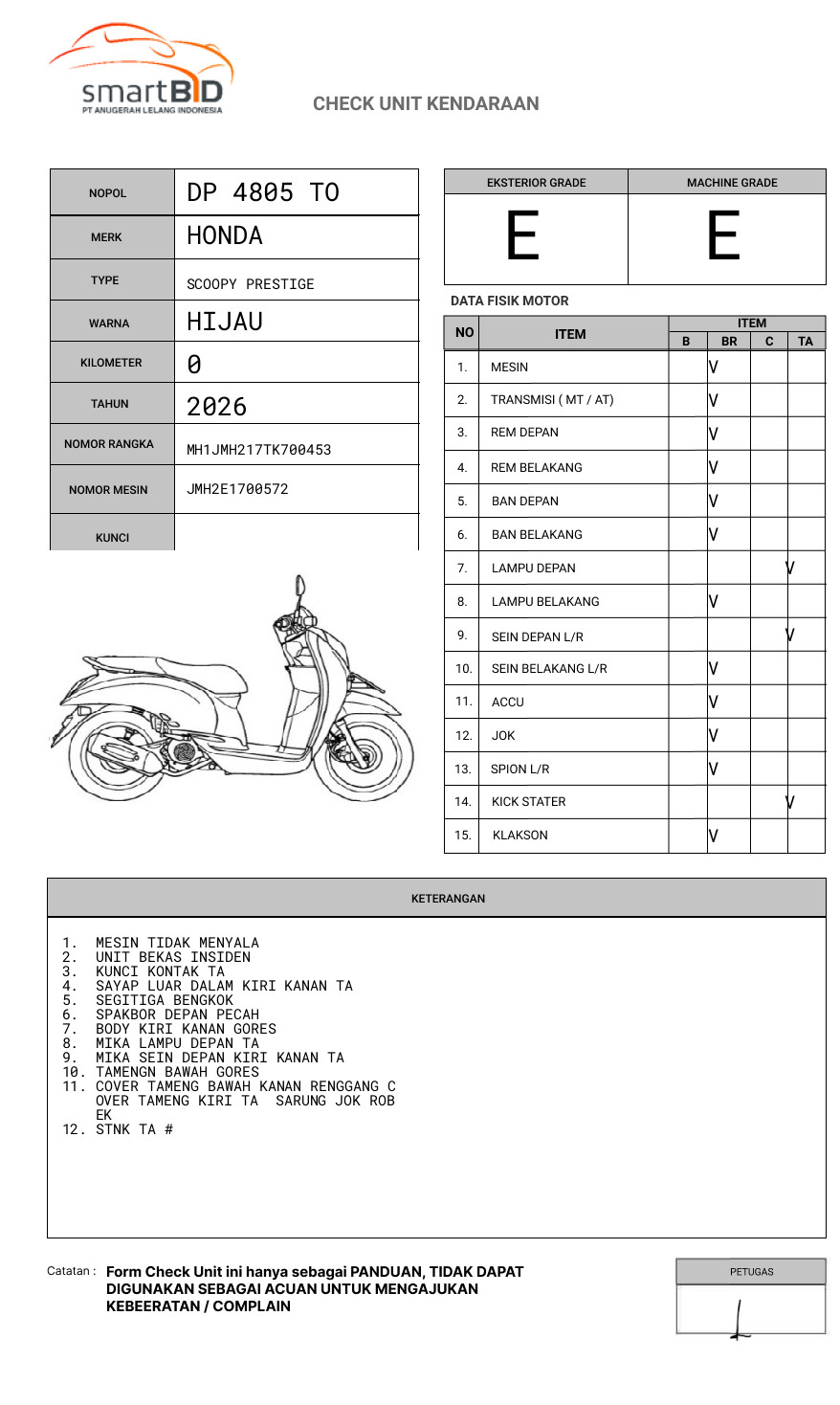 HONDA SCOOPY PRESTIGE