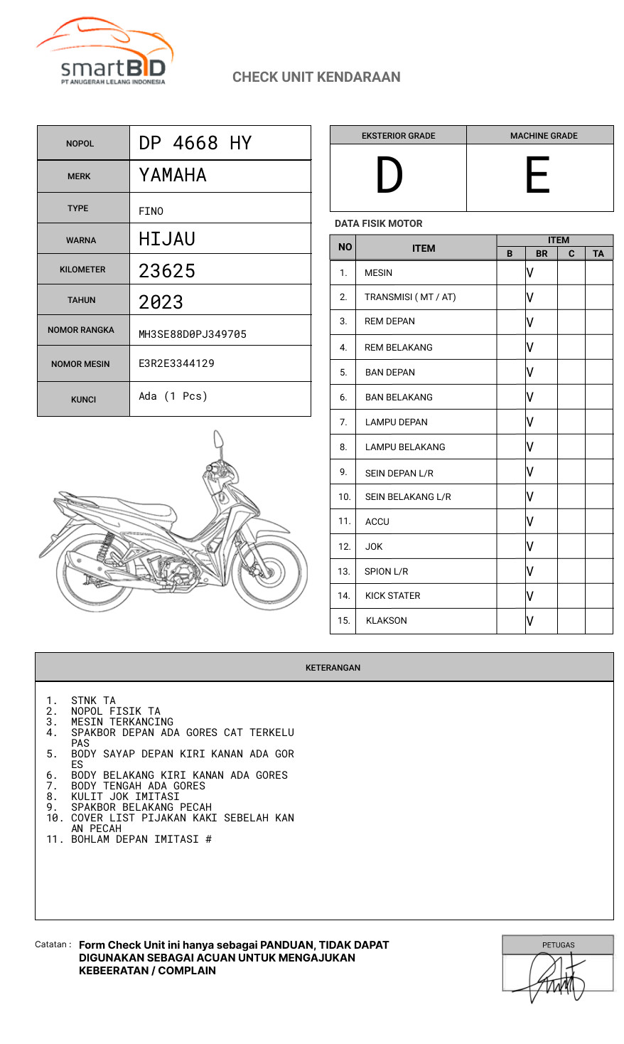 YAMAHA  FINO