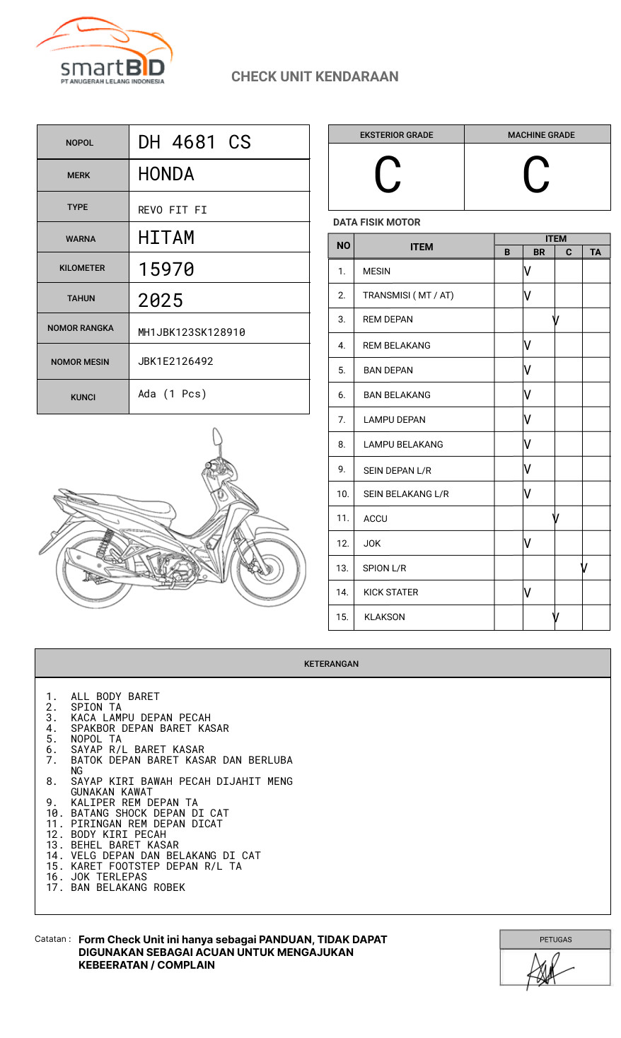 HONDA REVO FIT FI