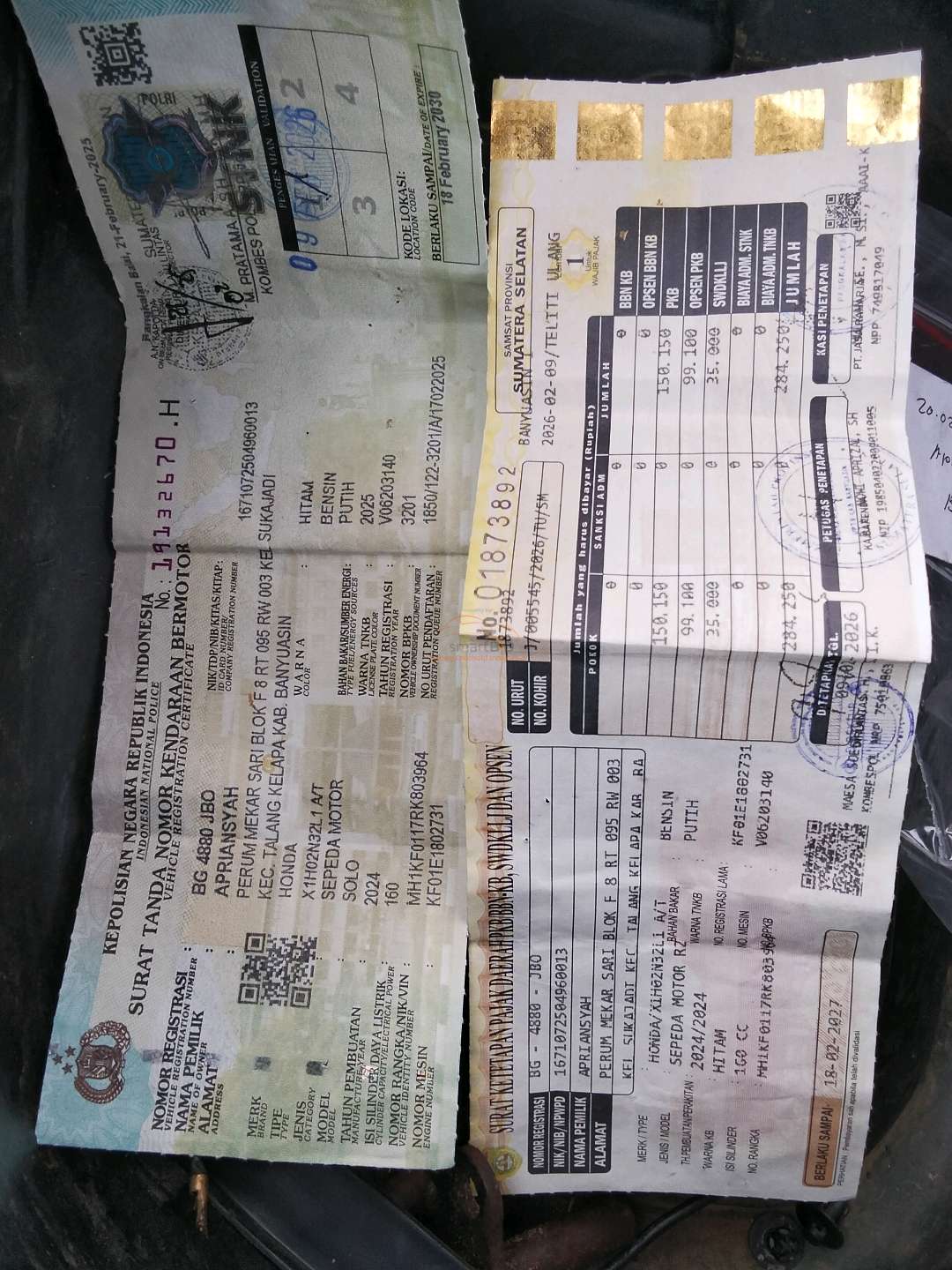 HONDA VARIO 160 CBS