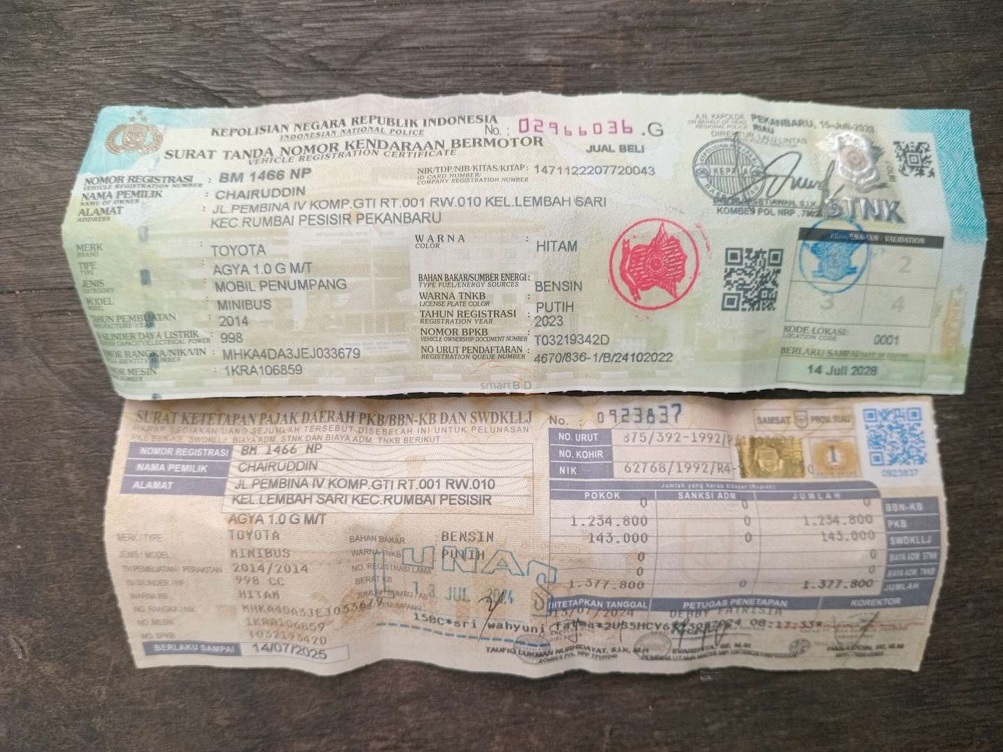 TOYOTA AGYA 1.0 G