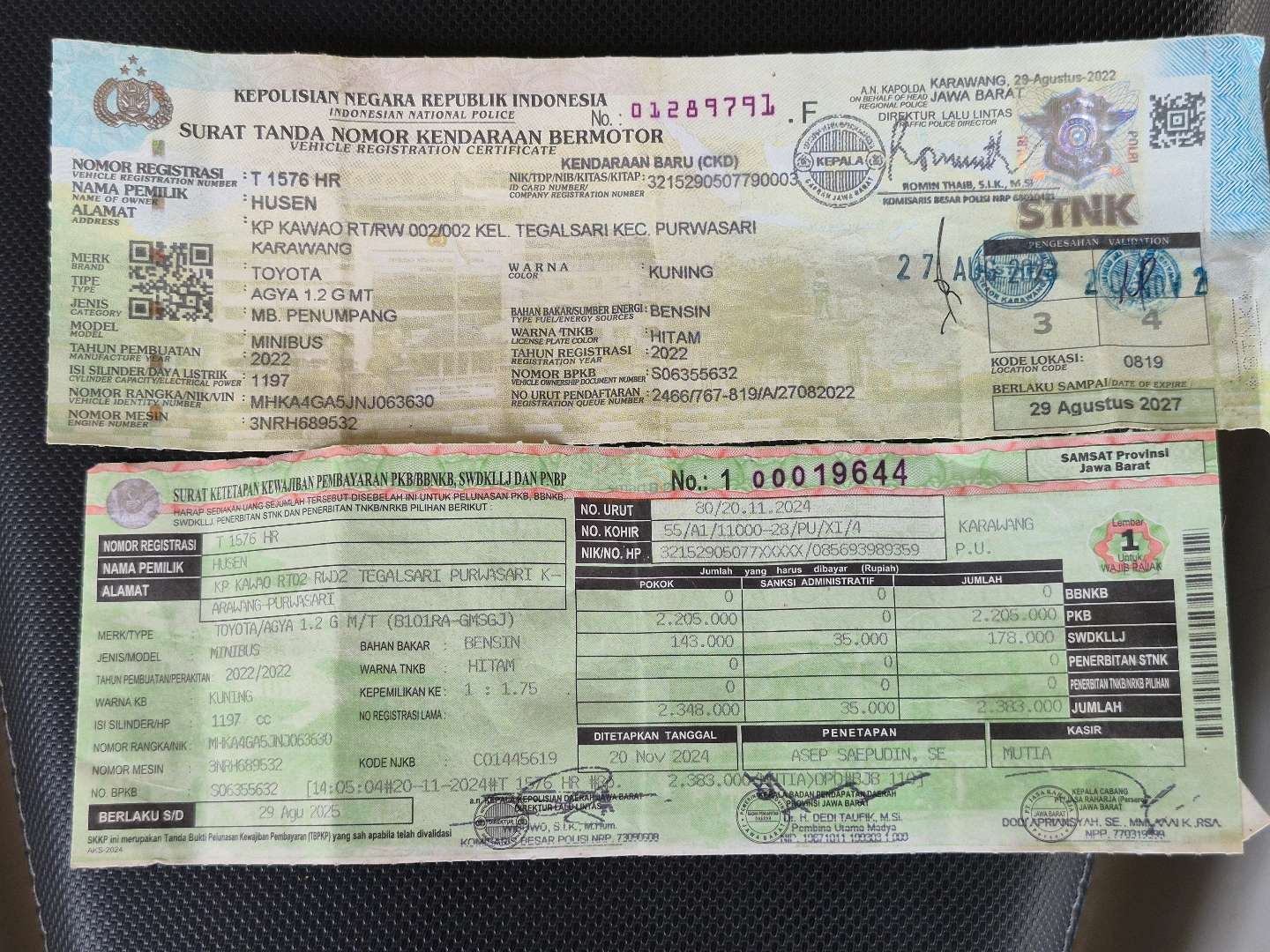 TOYOTA AGYA 1.2 G