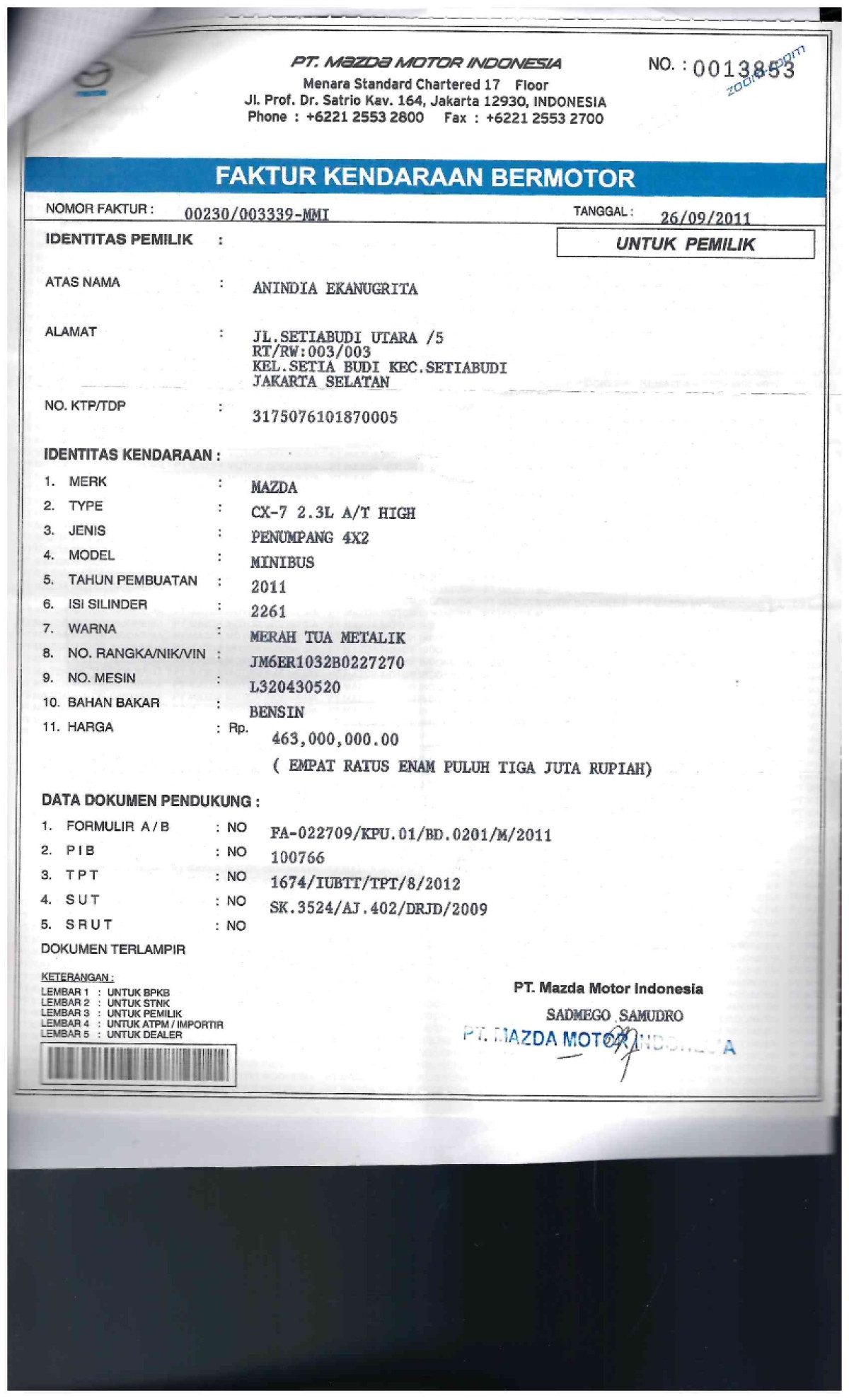 MAZDA 2.3 L