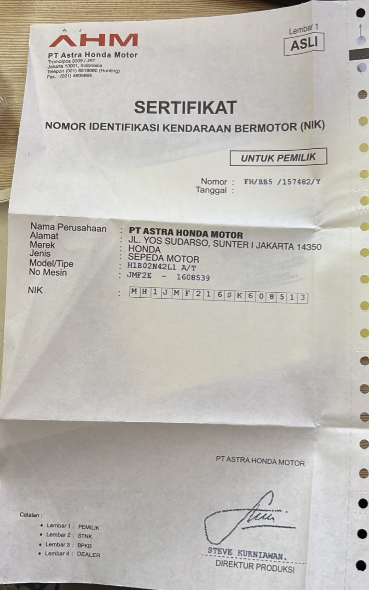 HONDA ALL NEW BEAT DELUXE ESP CBB ISS