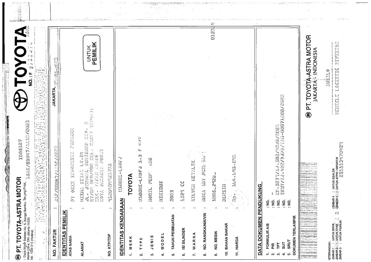 TOYOTA  AVANZA  1.3 E