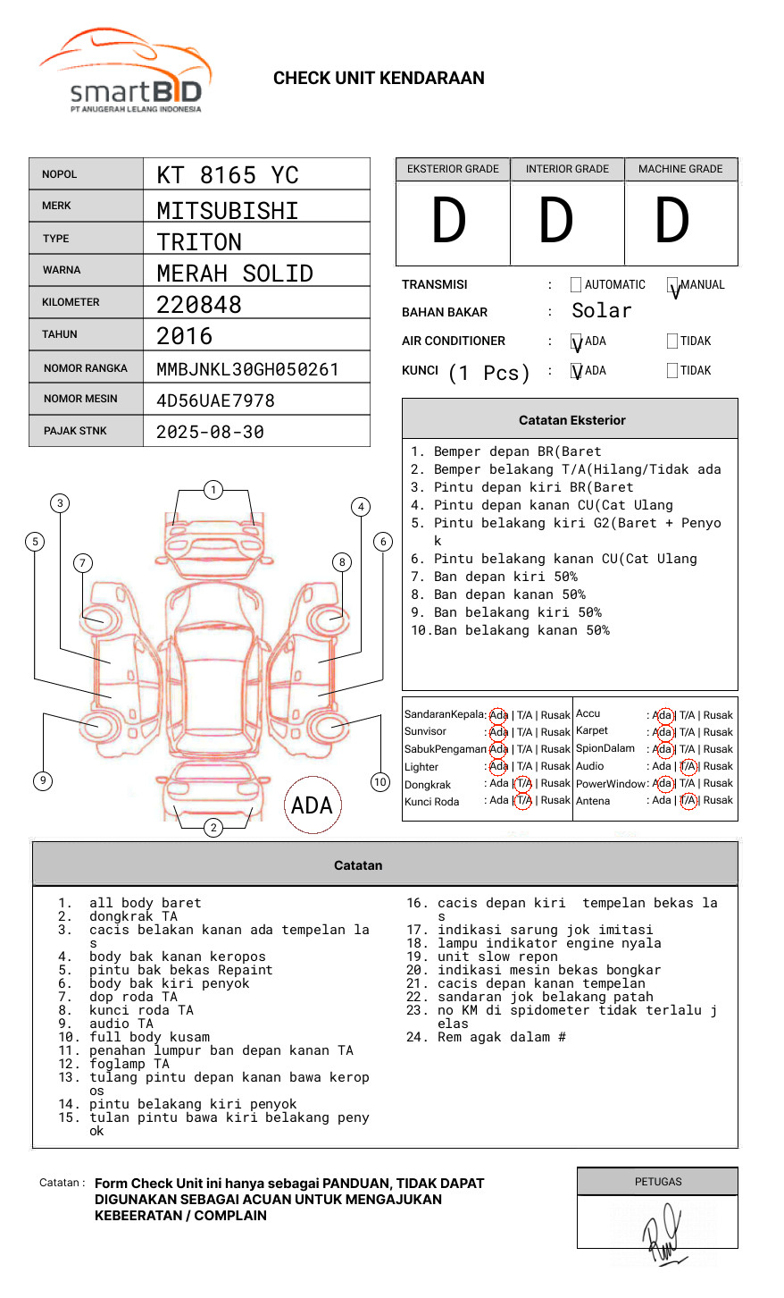 MITSUBISHI DC HDX 4X4
