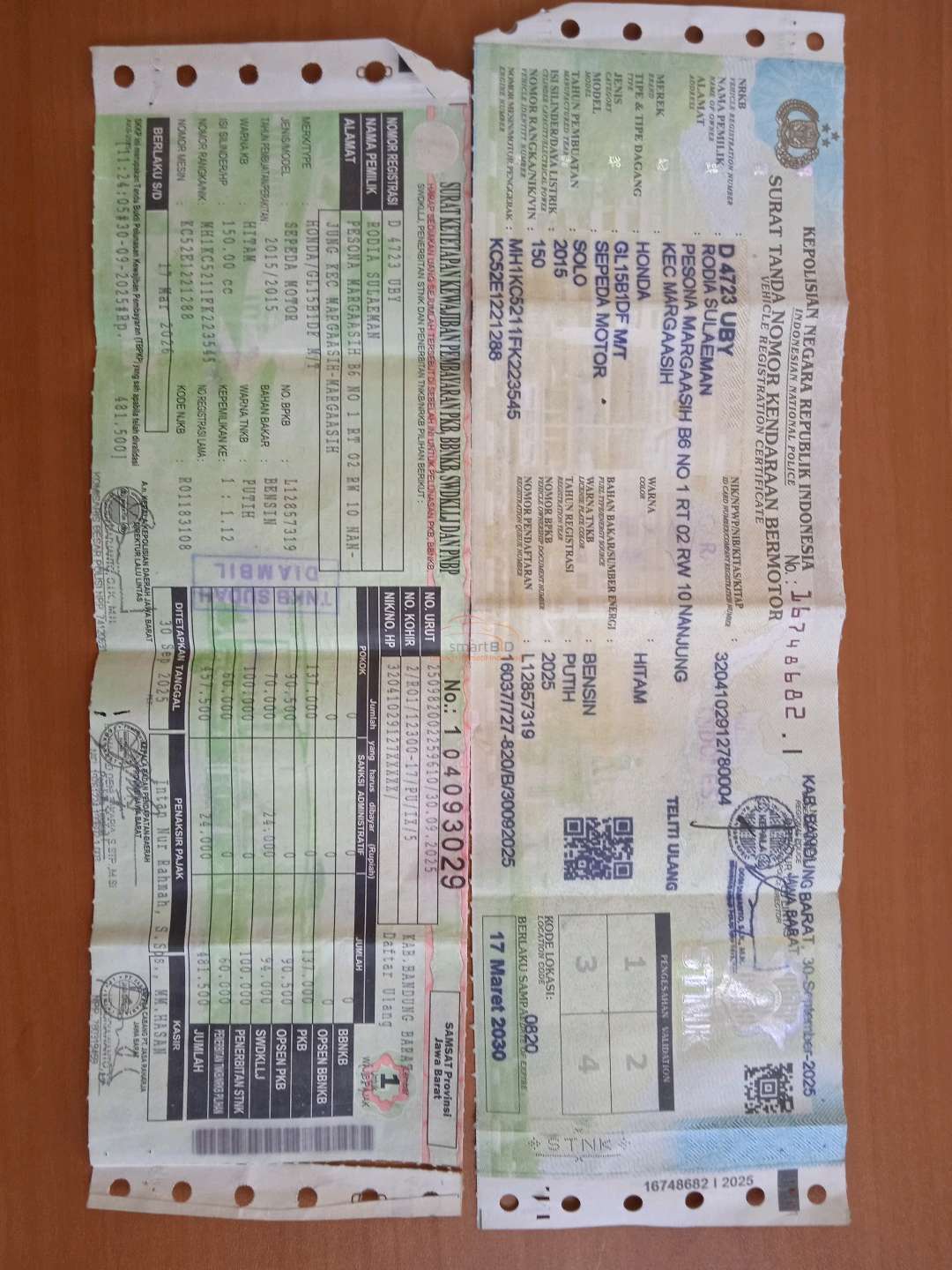HONDA VERZA 150