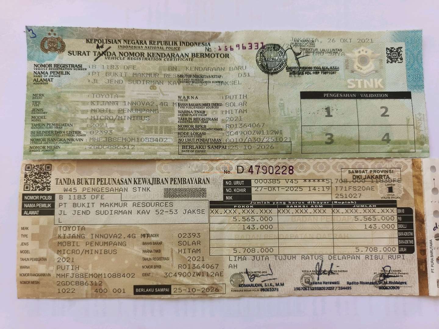 TOYOTA INNOVA 2.4 G
