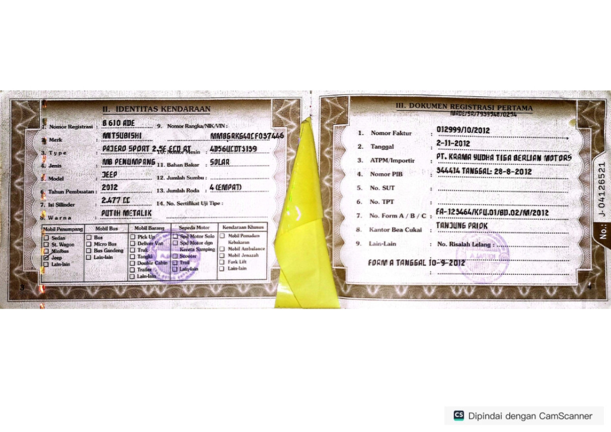 MITSUBISHI PAJERO SPORT 2.5 D EXCEED (4X2)
