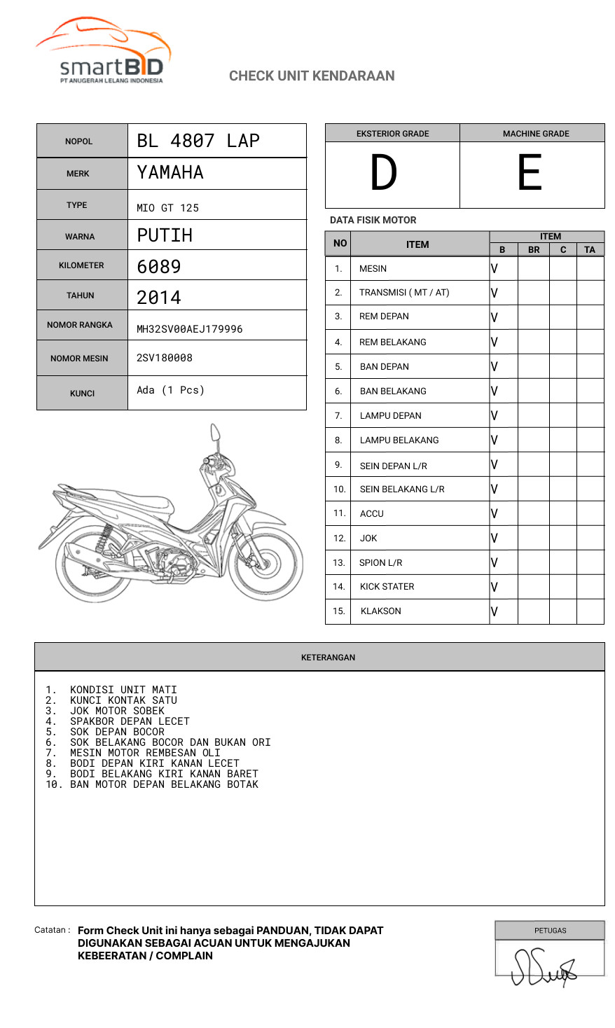 YAMAHA MIO GT 125
