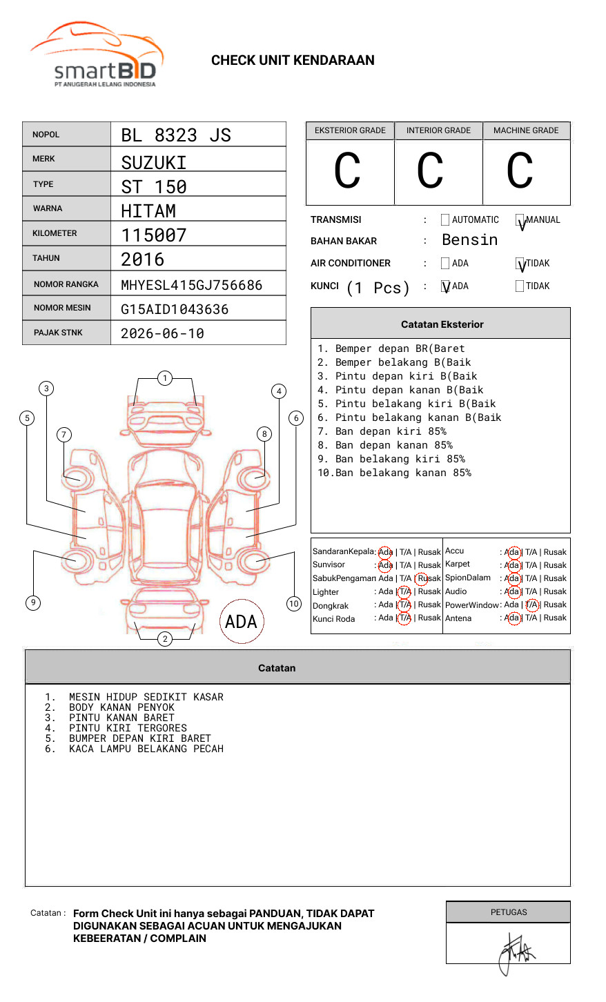 SUZUKI  ST 150  PICK UP