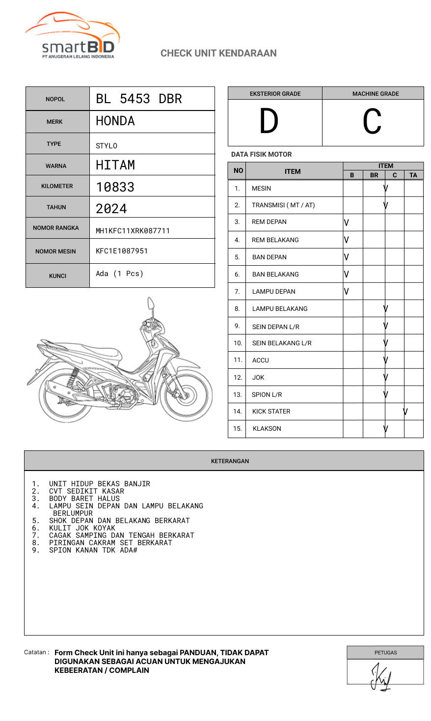 HONDA  STYLO