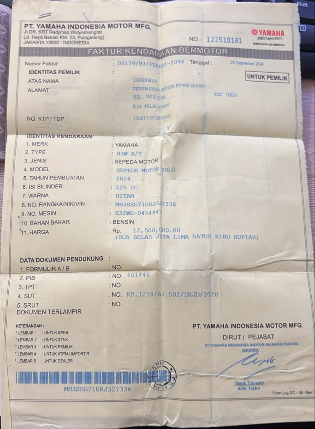 YAMAHA GEAR 125