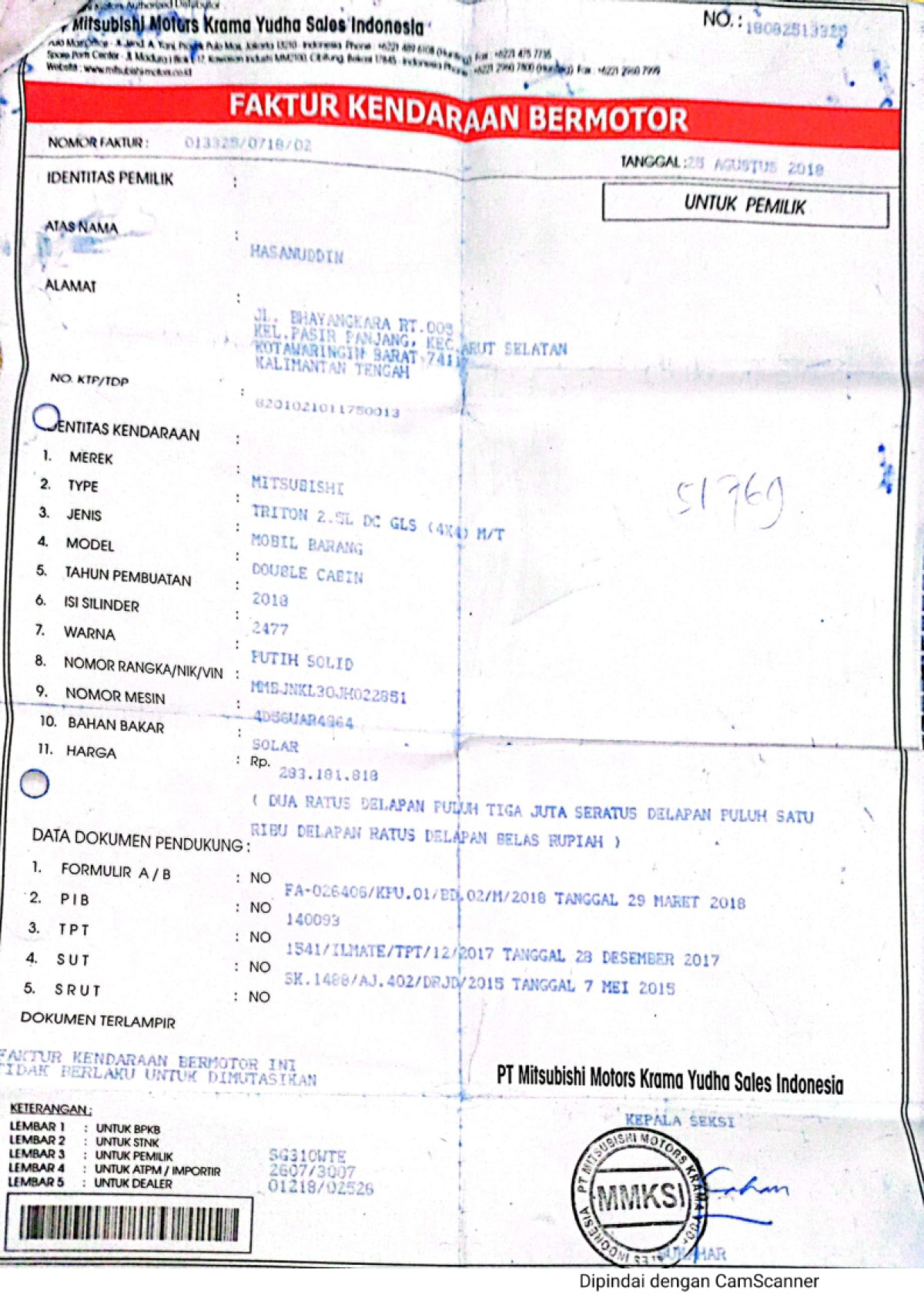 MITSUBISHI DC GLS 4X4