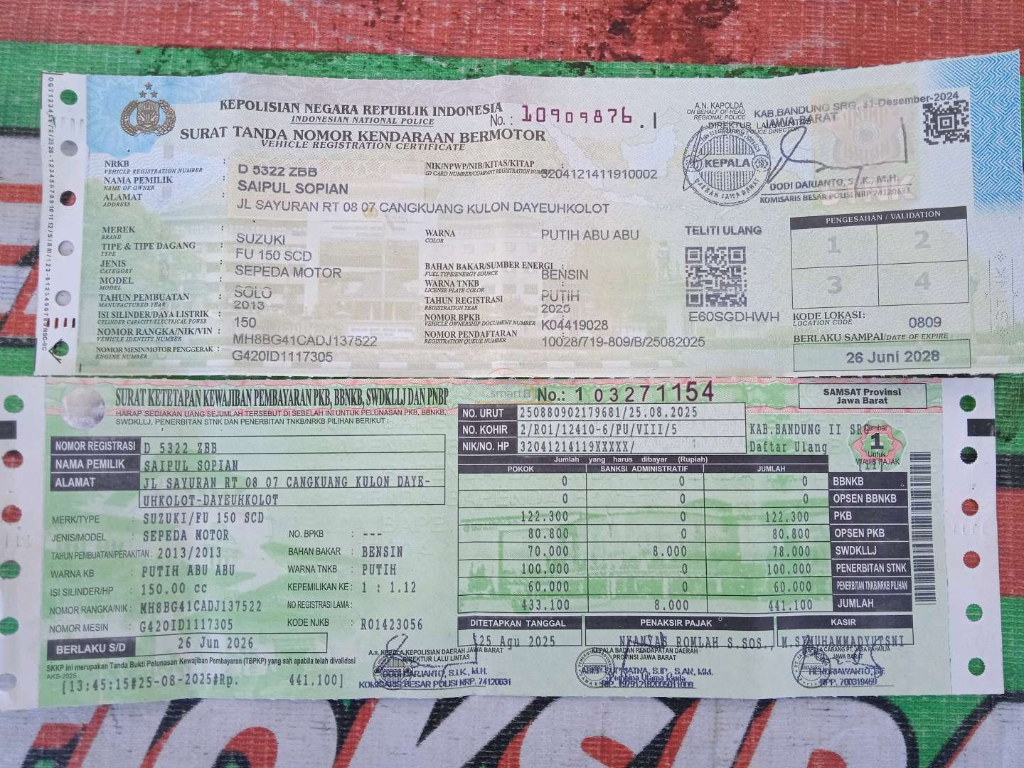 SUZUKI SATRIA FU 150
