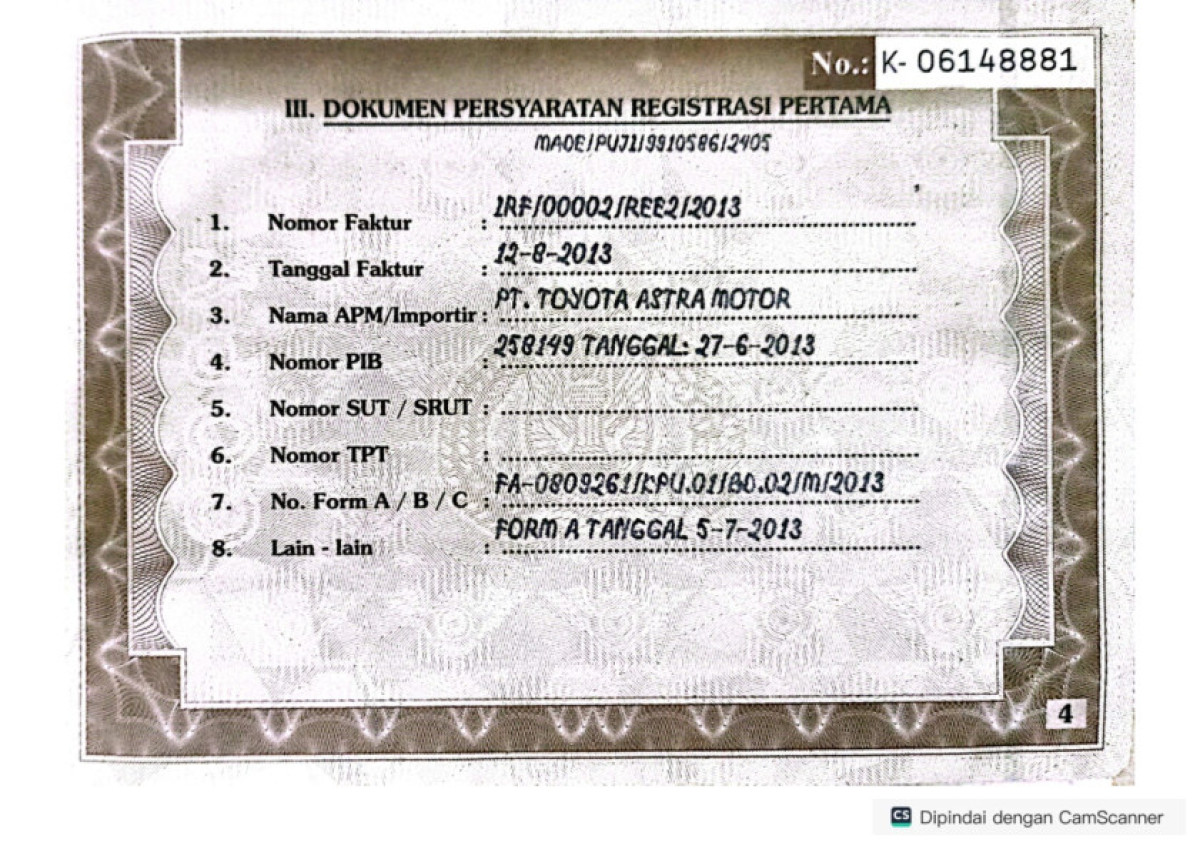 TOYOTA COROLLA 1.8
