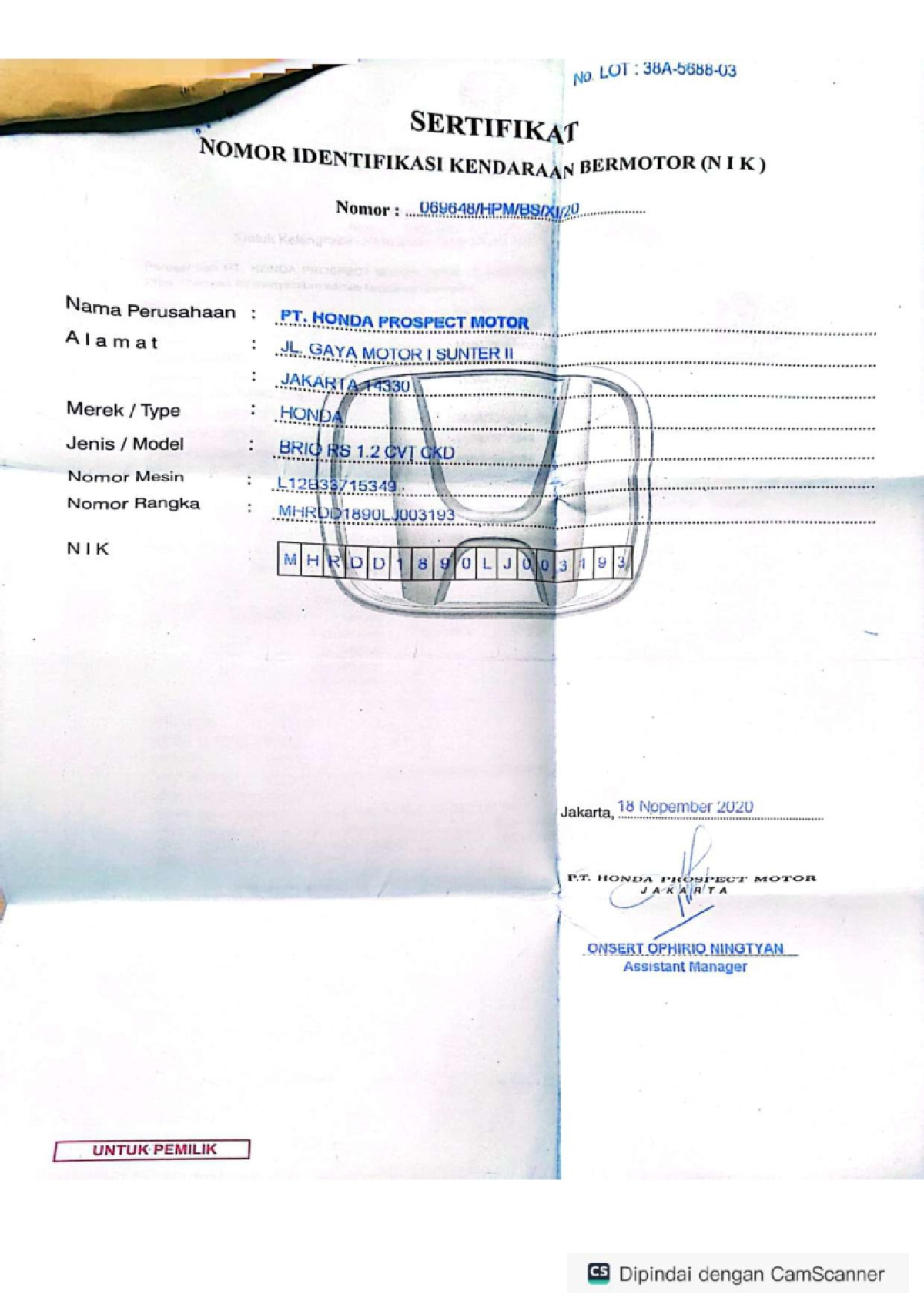 HONDA  BRIO  RS