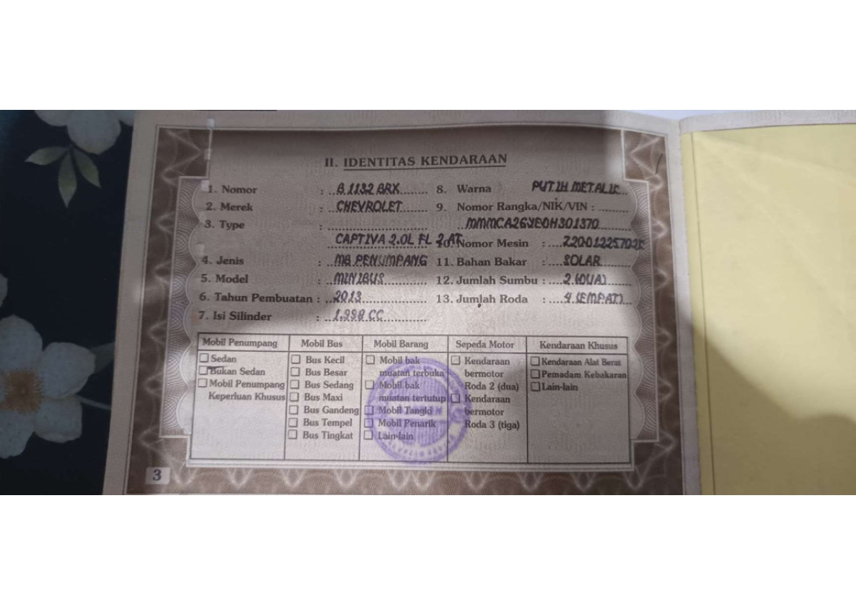 CHEVROLET CAPTIVA 2.0 L