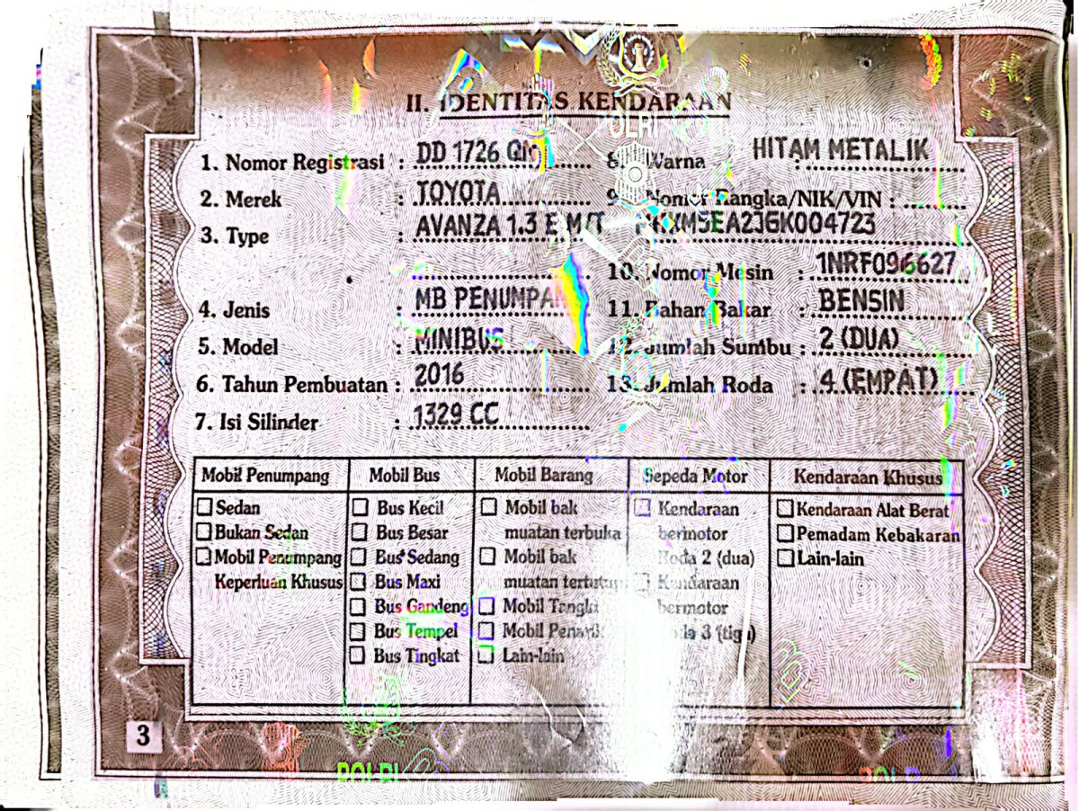 TOYOTA AVANZA