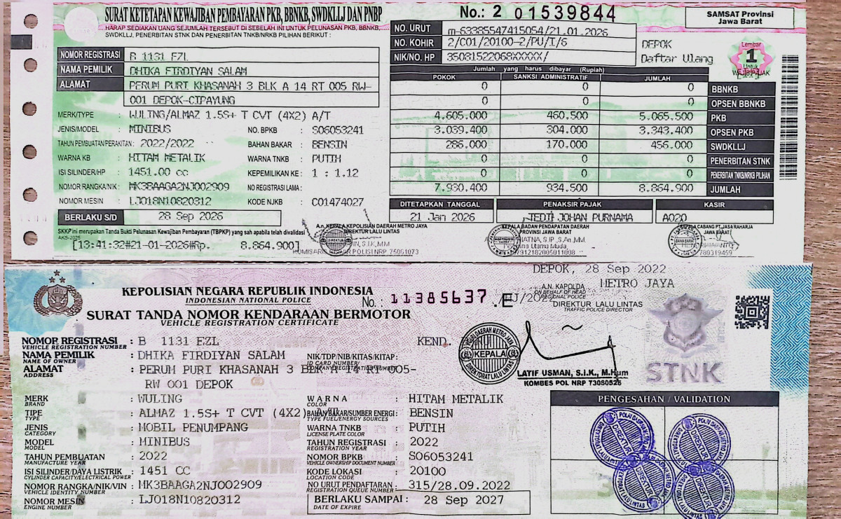 WULING ALMAZ 1.5 S+T