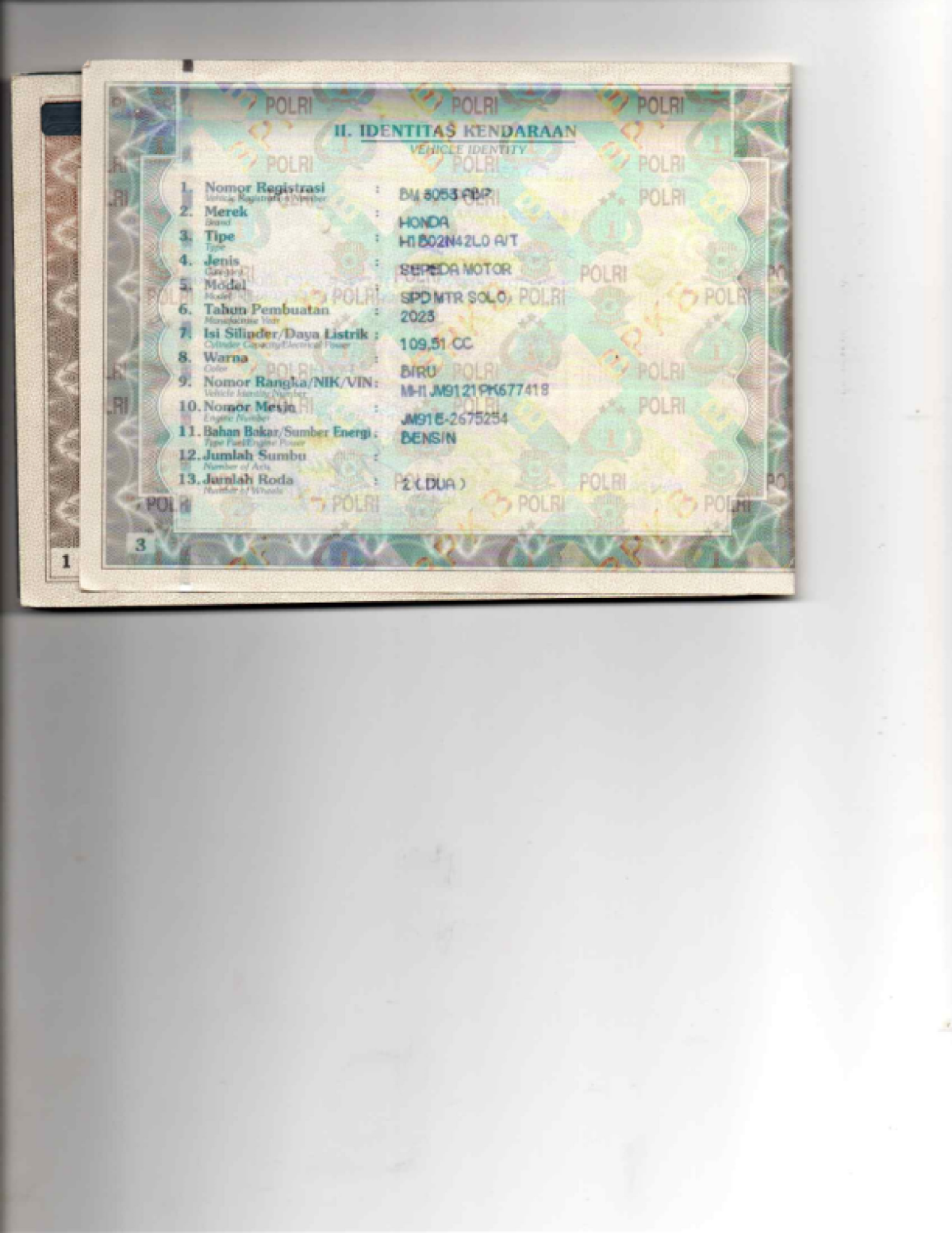 HONDA BEAT CBS FI CW