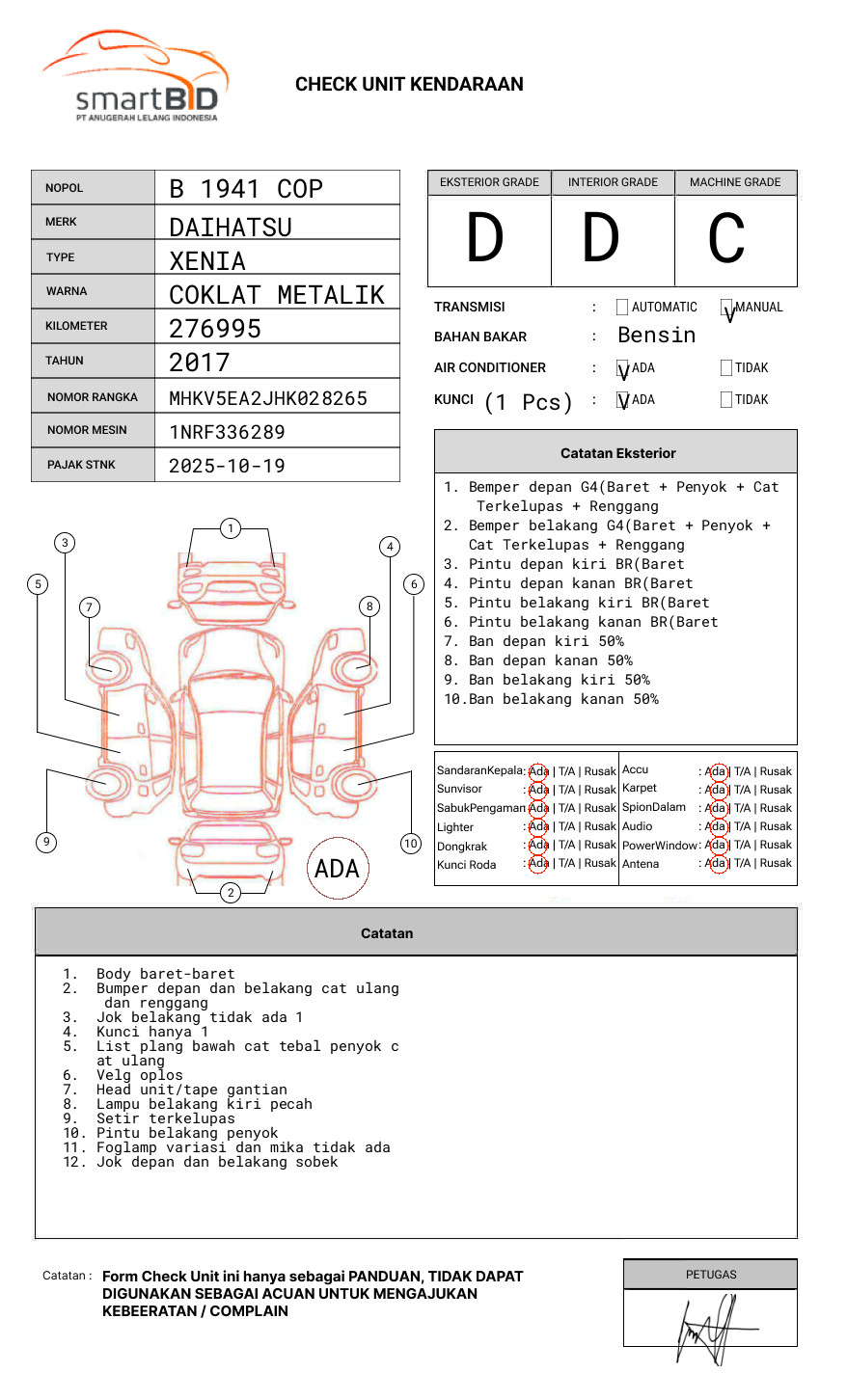 DAIHATSU XENIA 1.3