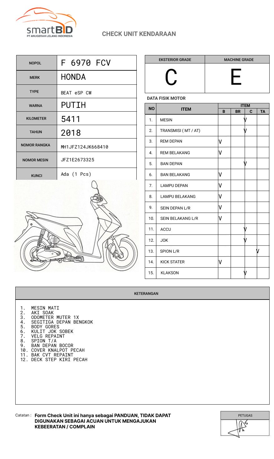 HONDA BEAT eSP CW