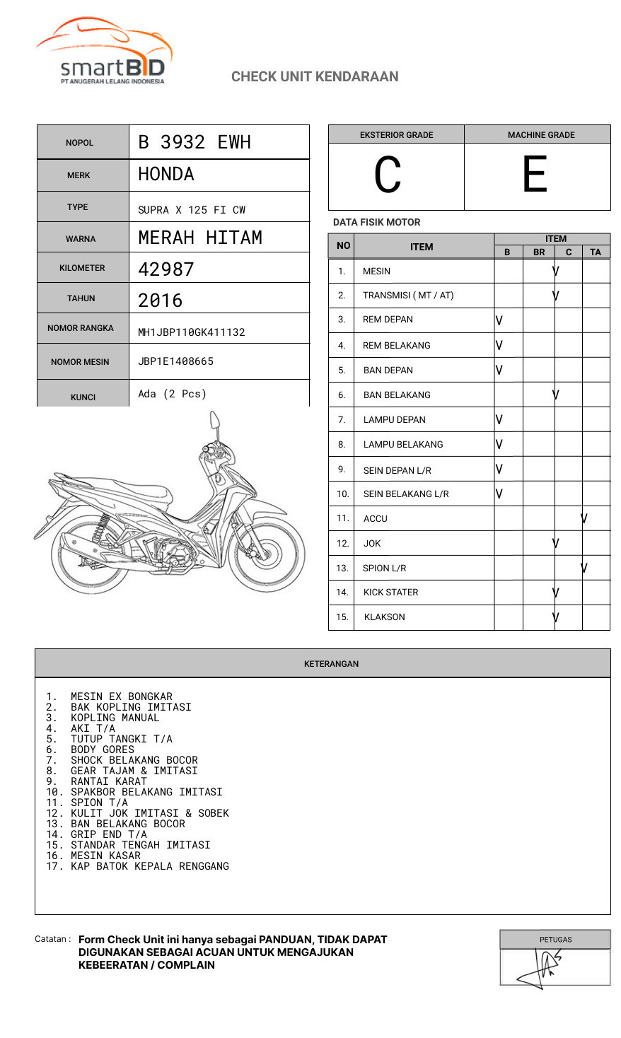 HONDA SUPRA X 125 FI CW