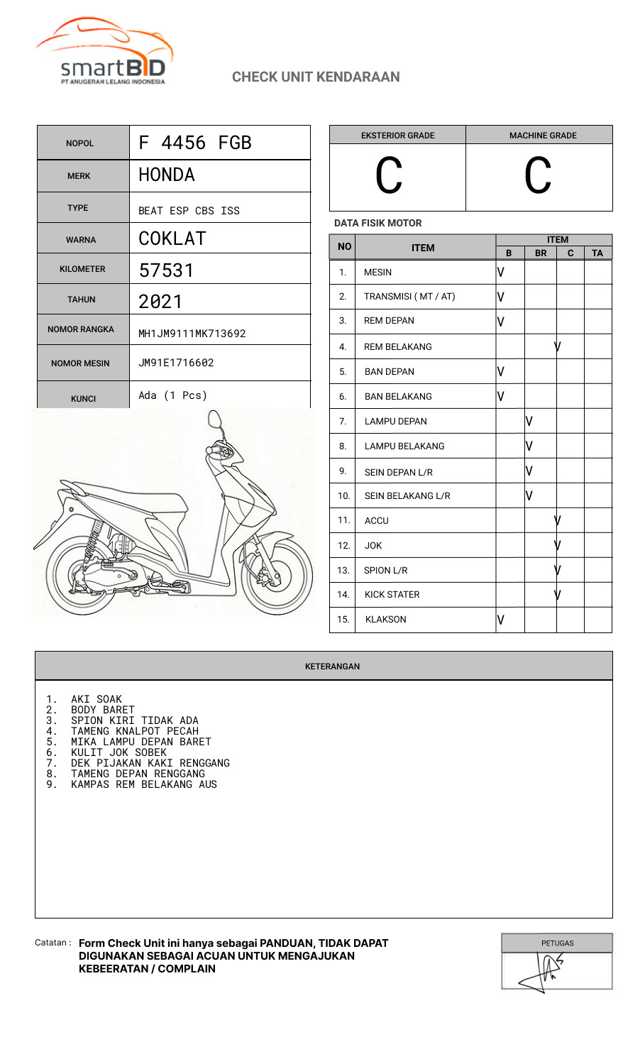 HONDA  BEAT ESP CBS ISS