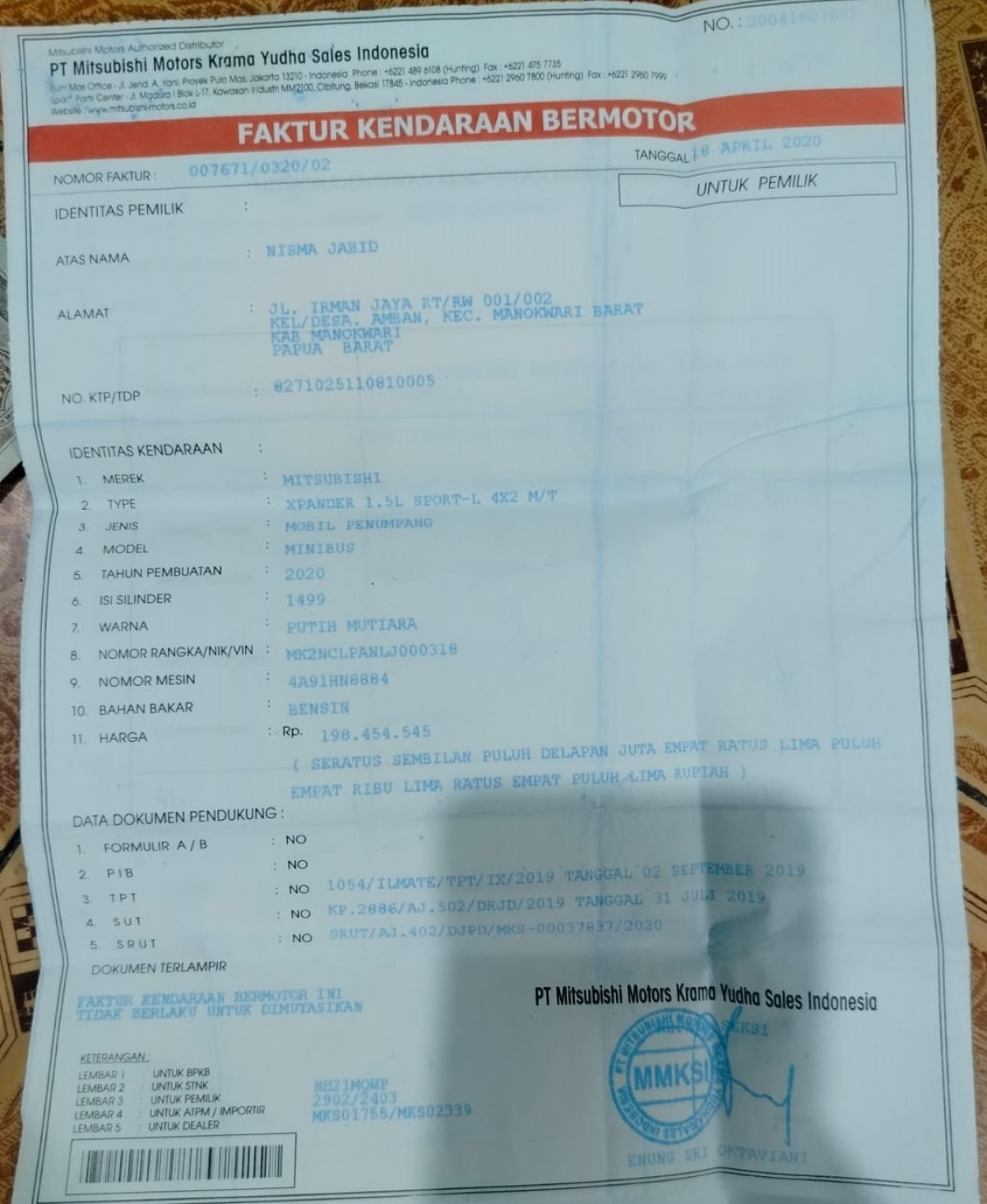 MITSUBISHI XPANDER