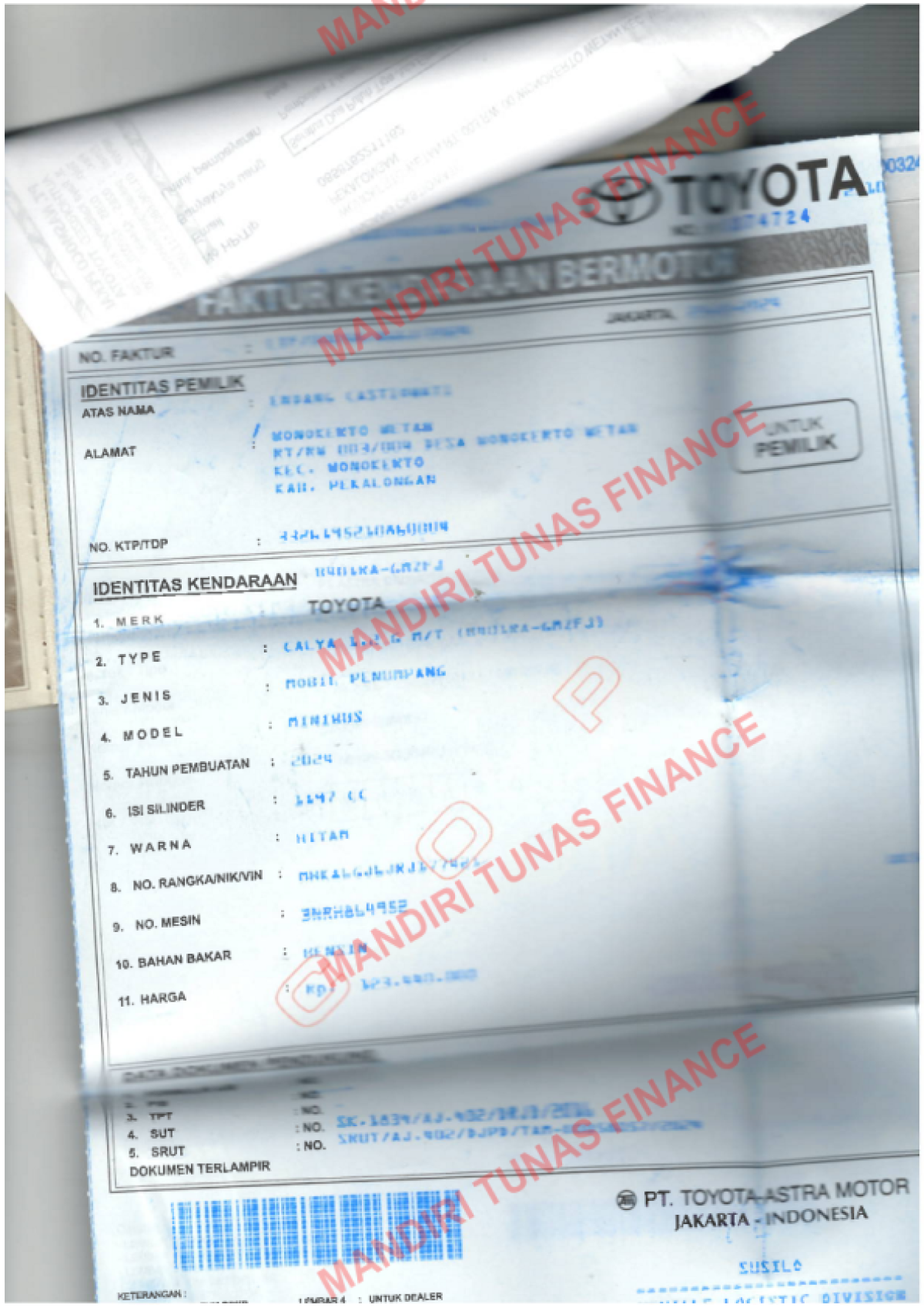 TOYOTA  CALYA  1.2 G M/T