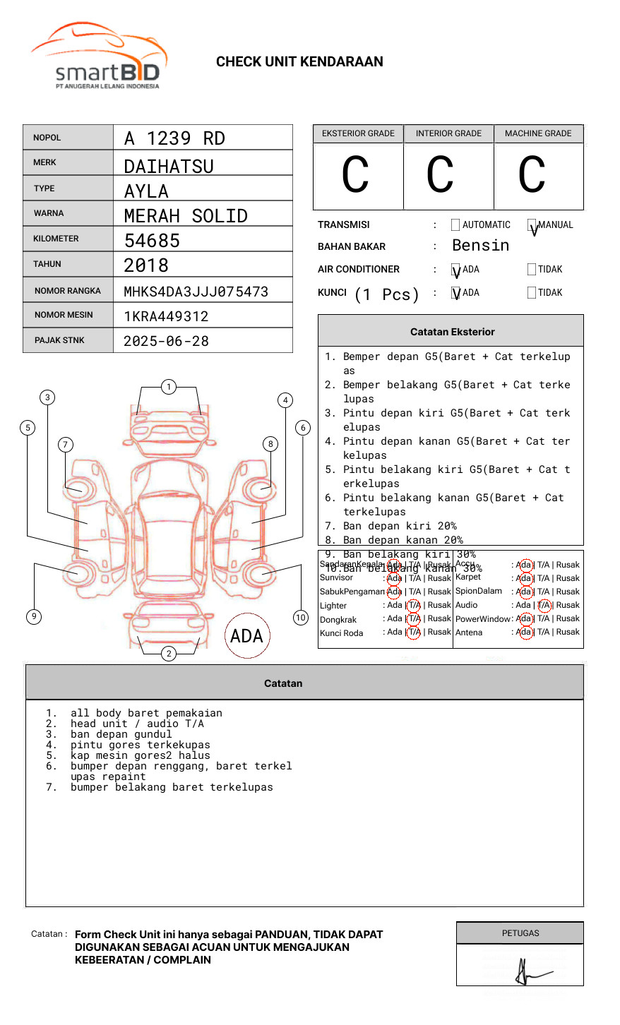 DAIHATSU AYLA 1.0 X
