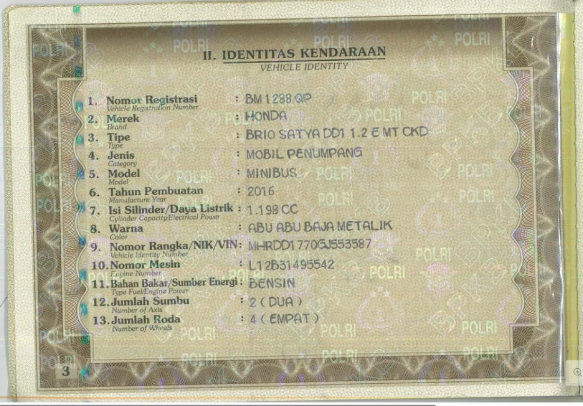 HONDA  BRIO  SATYA DD1 1.2 E