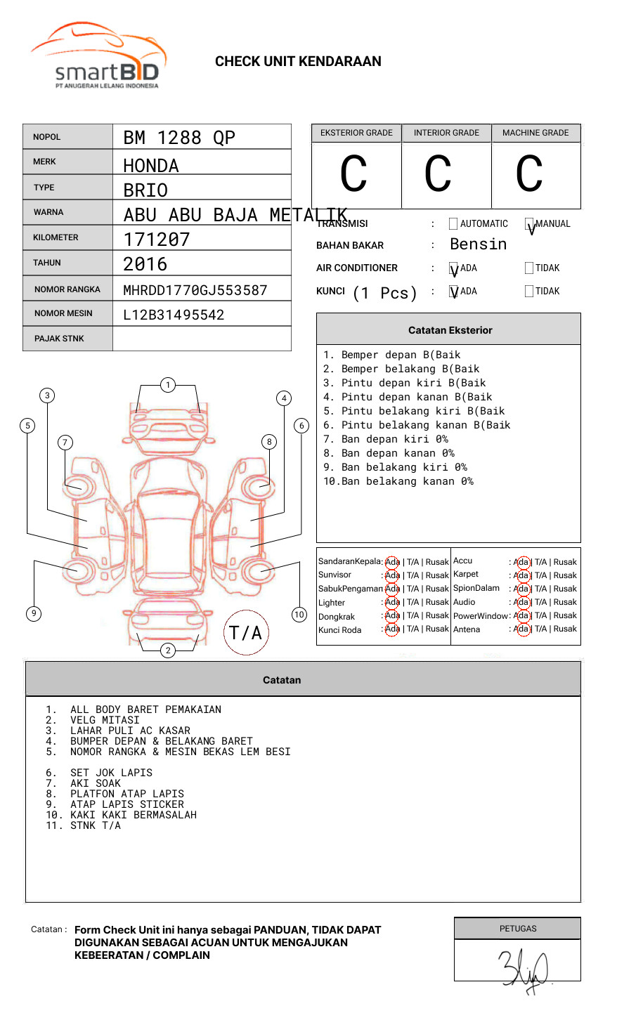 HONDA  BRIO  SATYA DD1 1.2 E