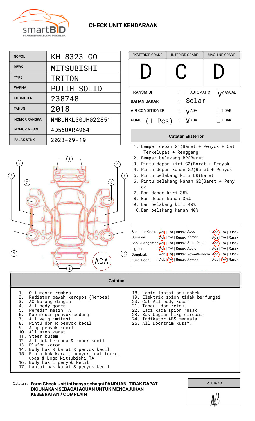 MITSUBISHI DC GLS 4X4