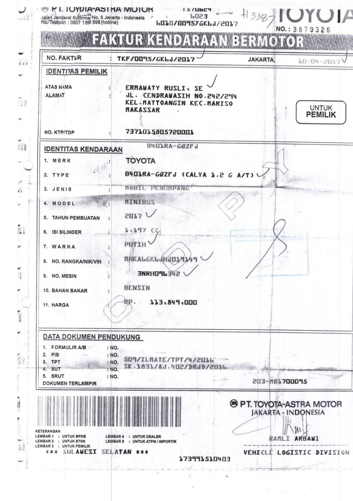 TOYOTA CALYA 1.2 G A/T