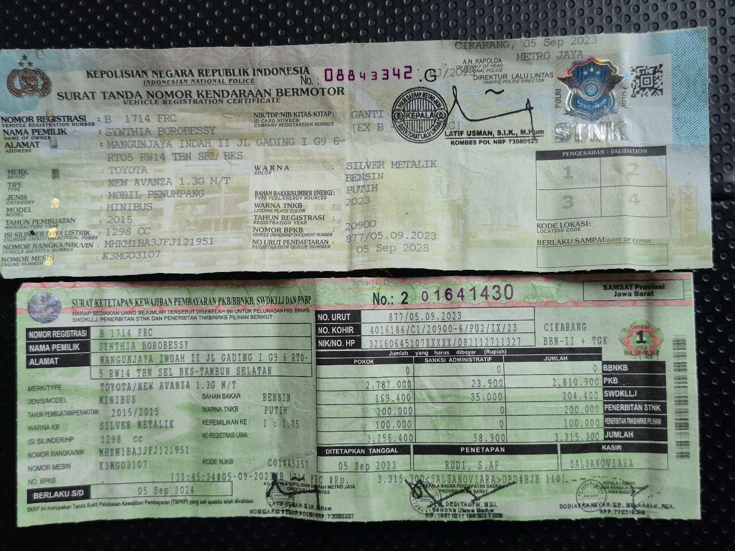TOYOTA AVANZA G
