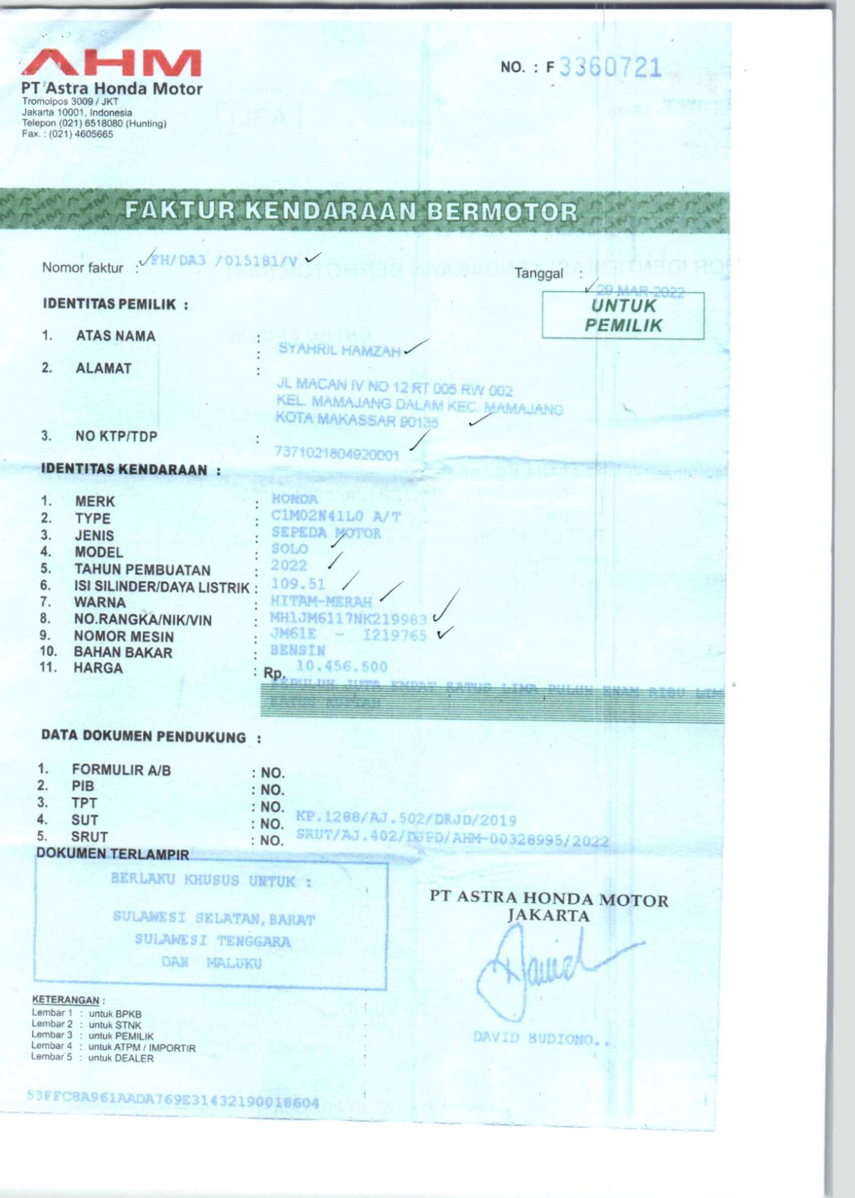 HONDA GENIO