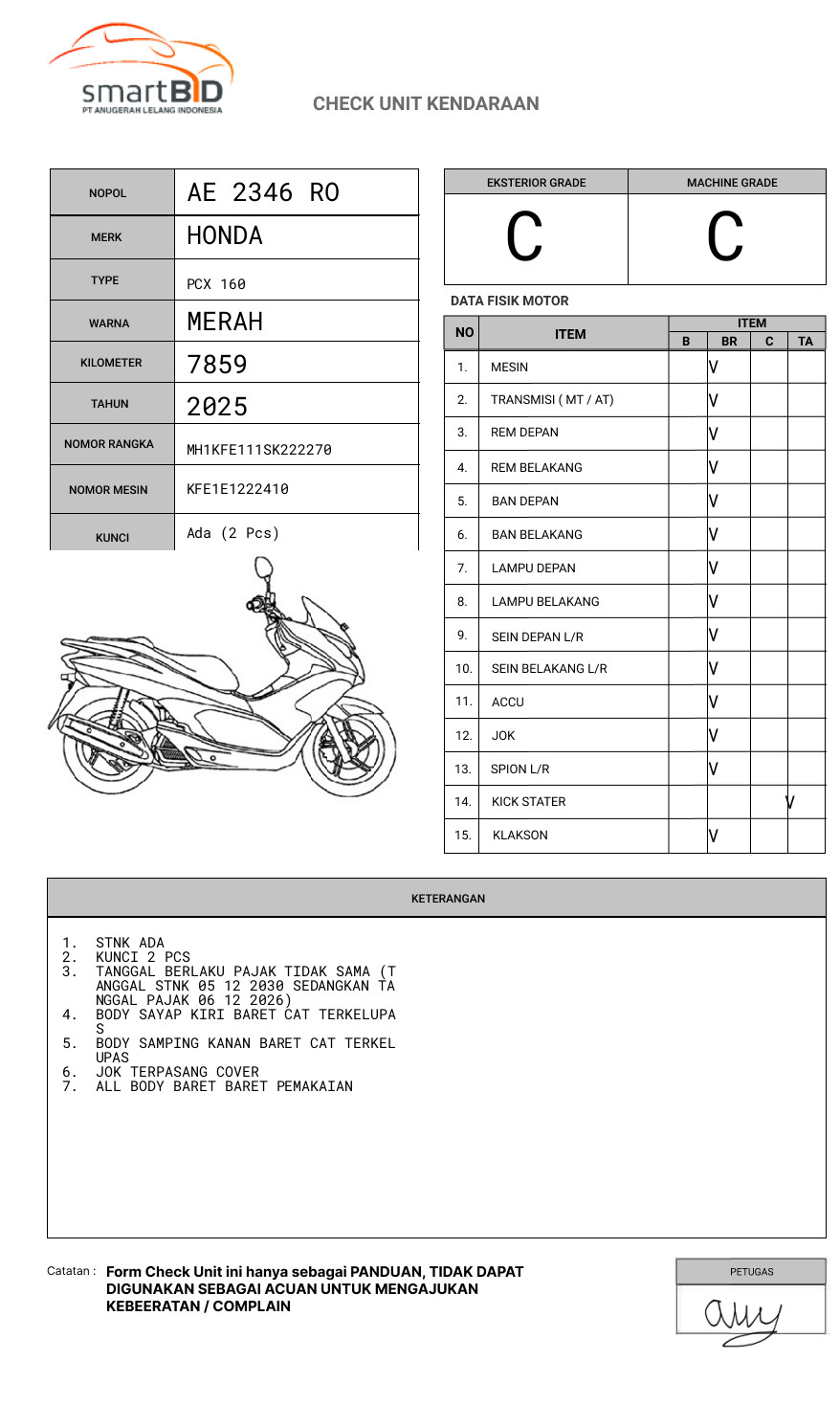 HONDA  PCX 160