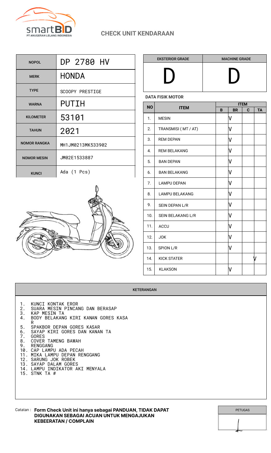 HONDA SCOOPY PRESTIGE