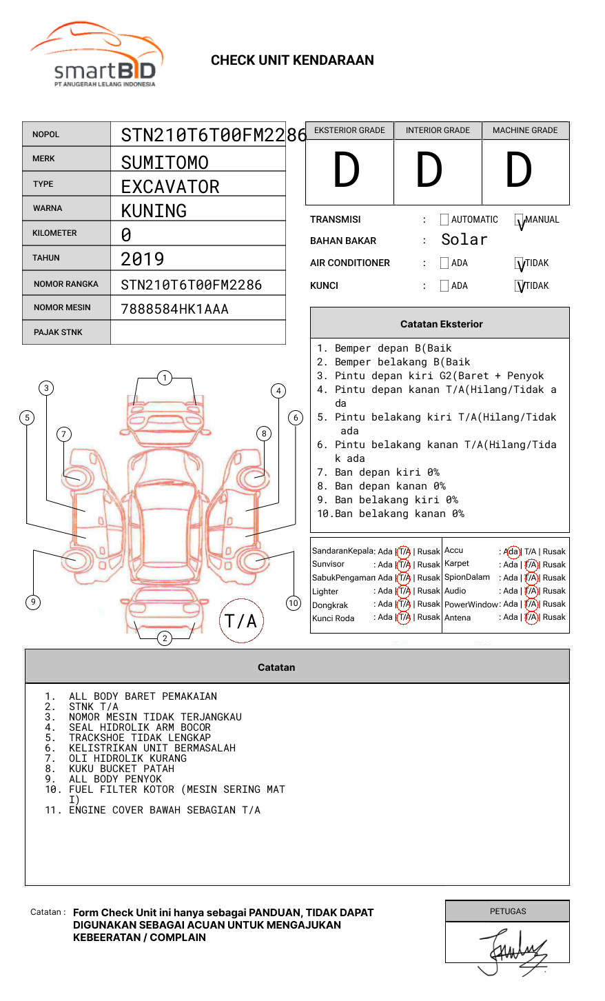 SUMITOMO EXCAVATOR SH210F-6