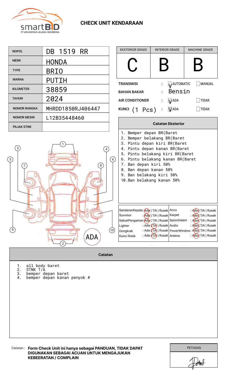 HONDA  BRIO  SATYA DD1 1.2 E