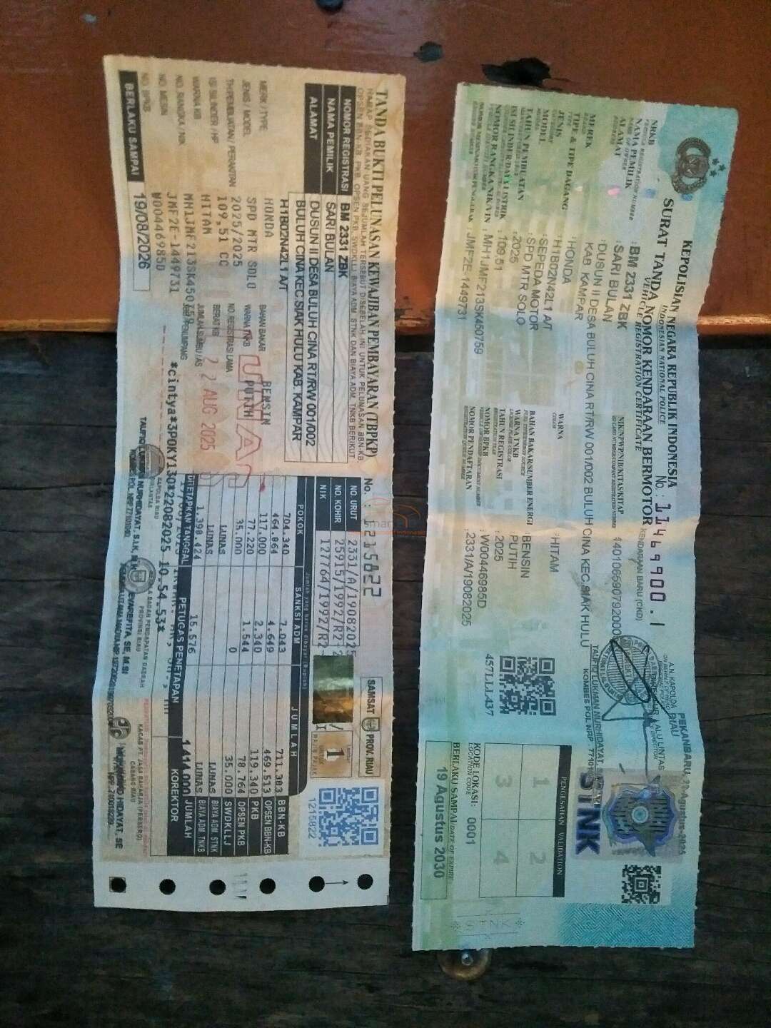 HONDA BEAT CBS FI CW