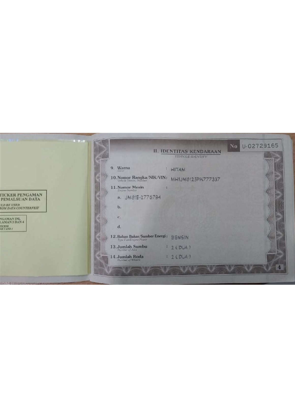 HONDA BEAT CBS FI CW
