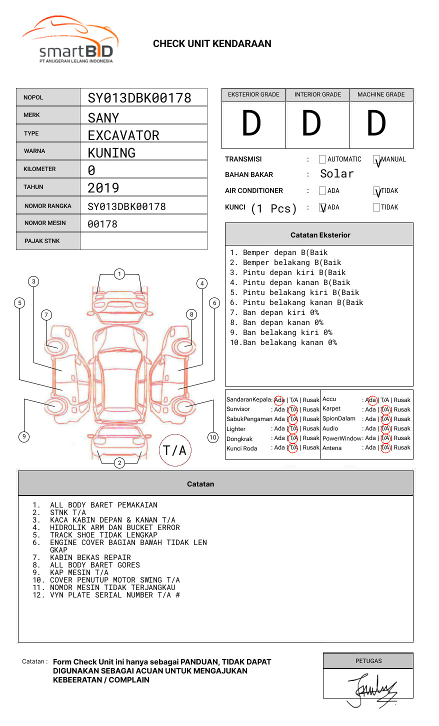 SANY EXCAVATOR SY135F
