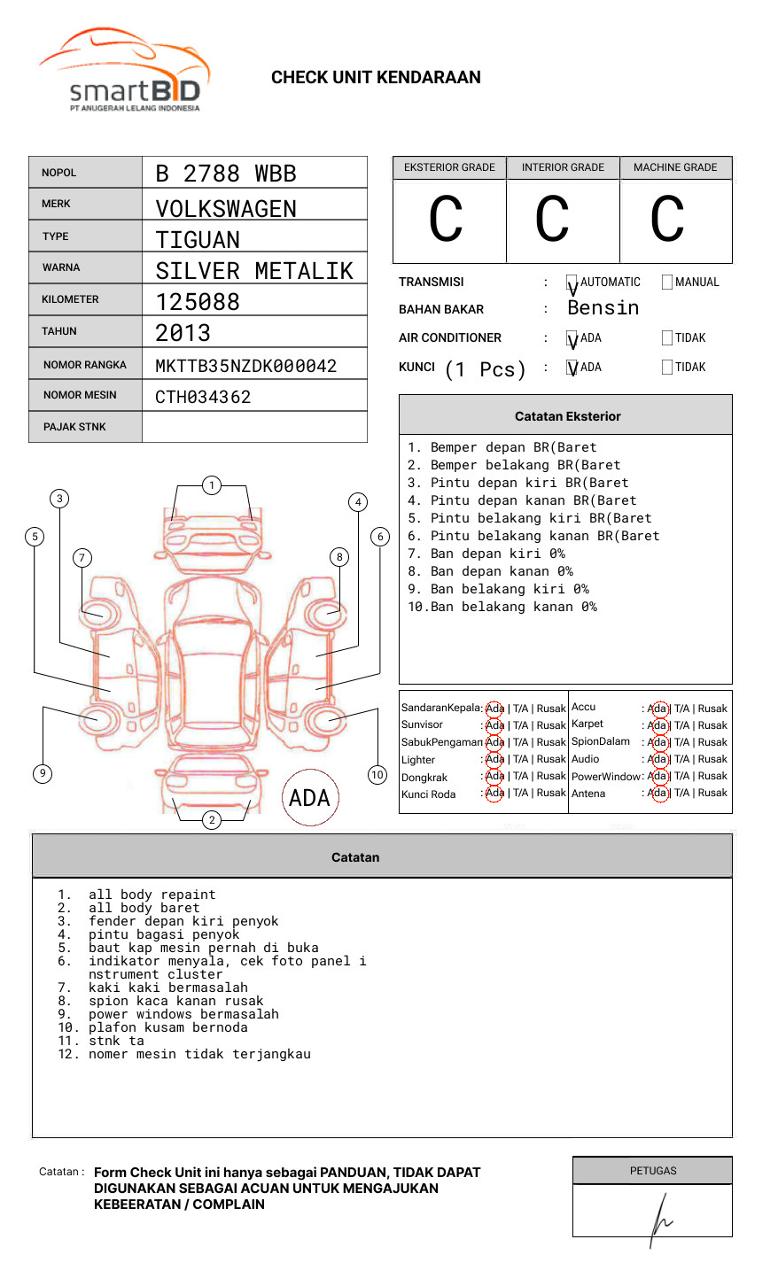 VOLKSWAGEN  TIGUAN  1.4