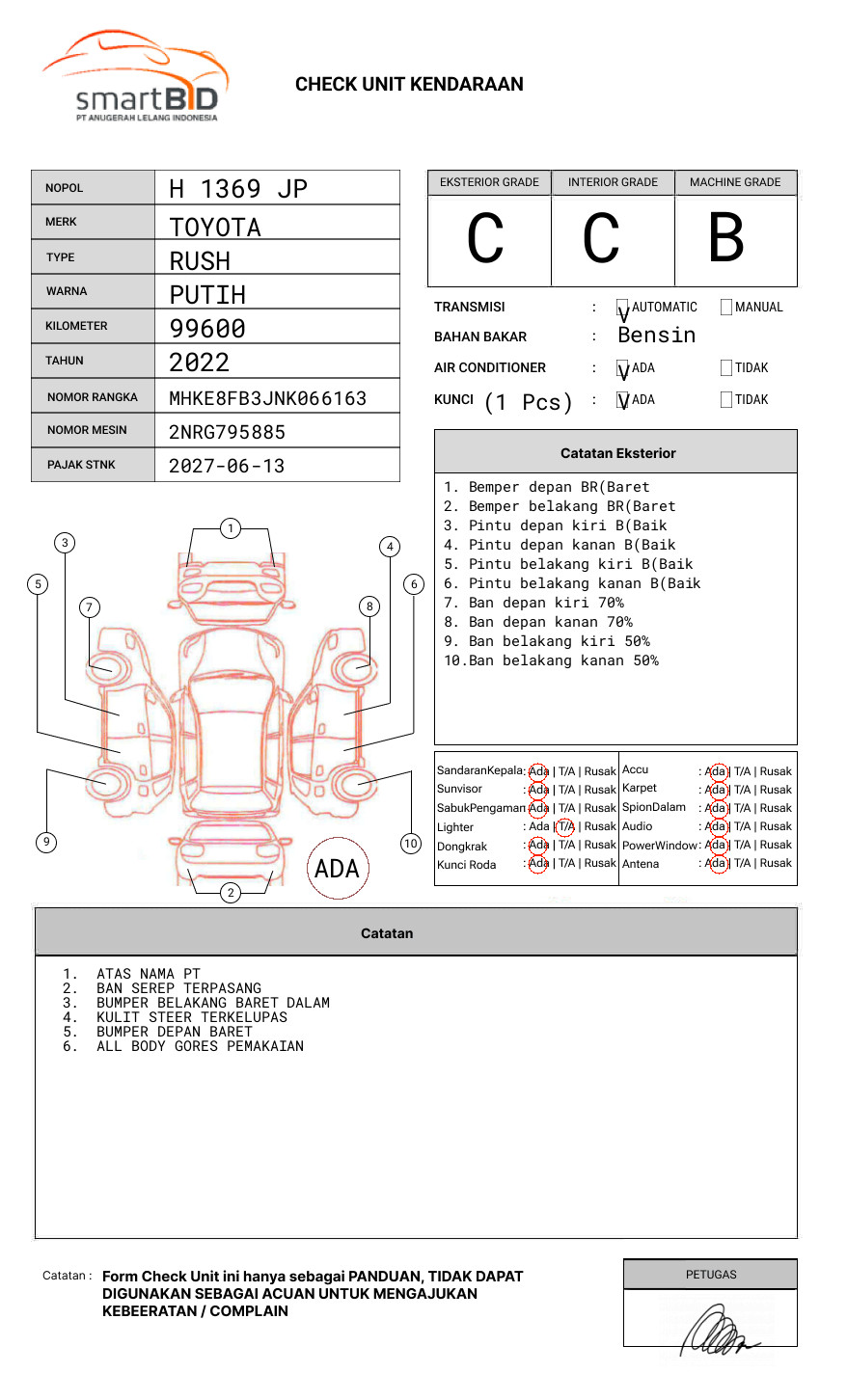 TOYOTA  RUSH  S