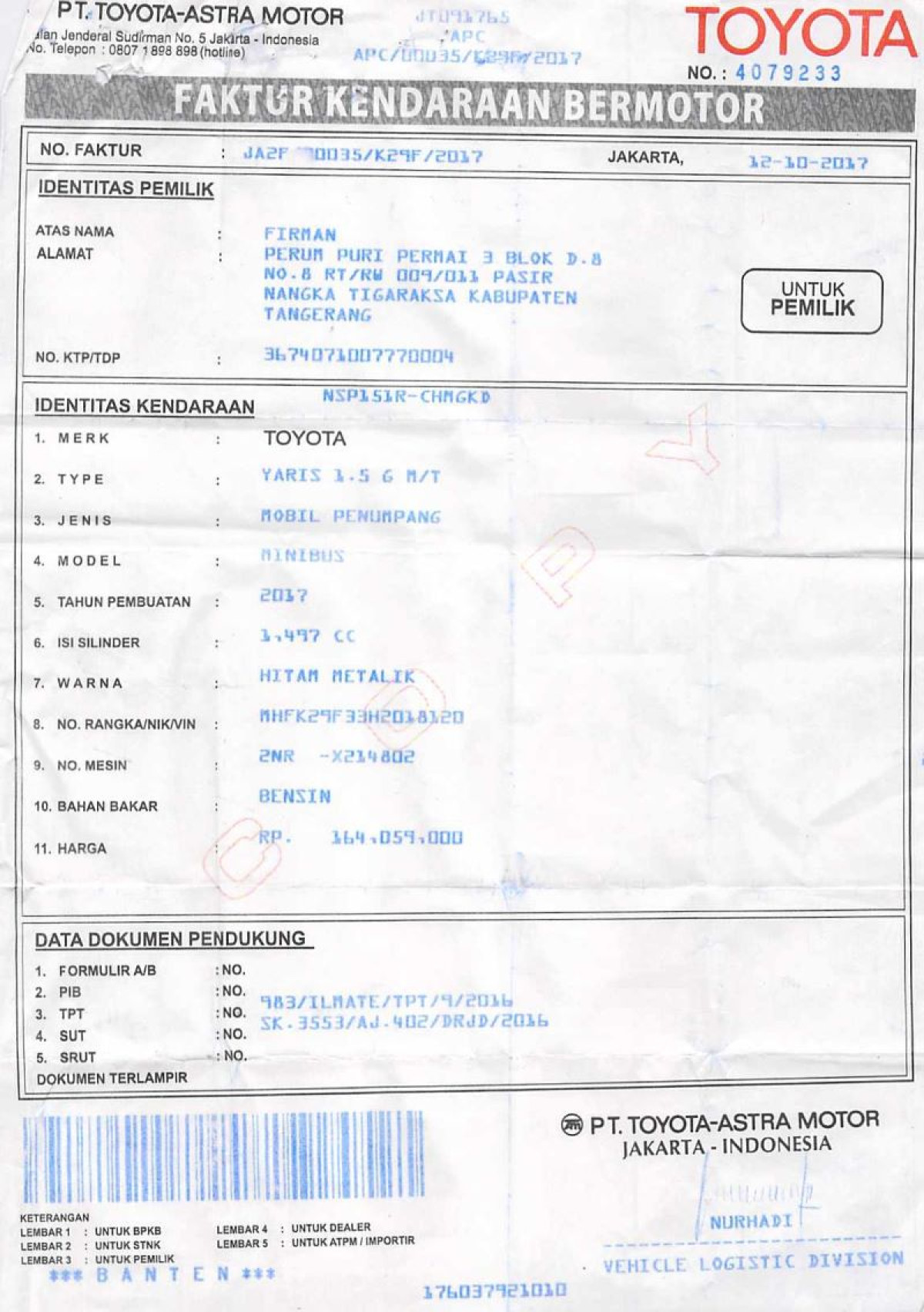 TOYOTA YARIS G